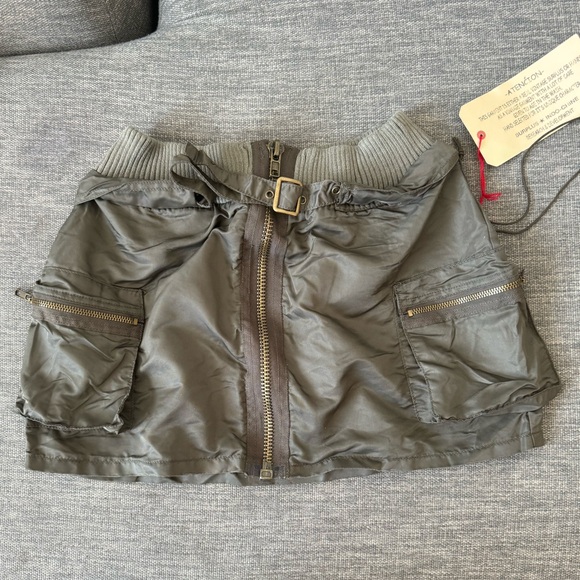 Vintage y2k deadstock da nang cargo mini skirt - Picture 1 of 12